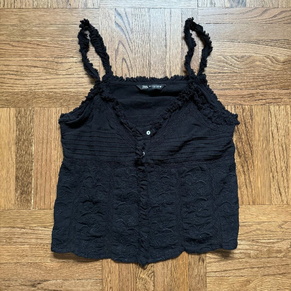 Zara Embroidered Top